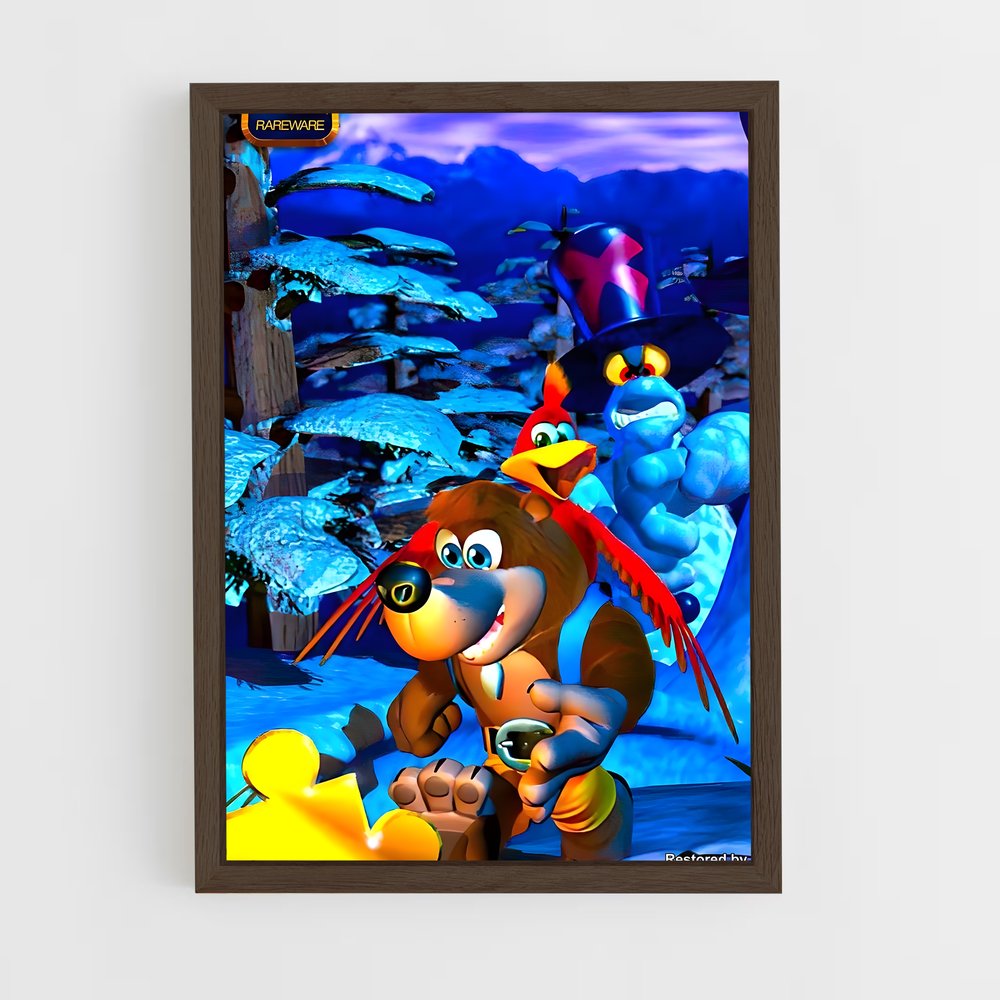 Poster Banjo Run Adventure – affiche Super Smash Bros (vue 5)